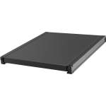 Vertiv 1U Depth Adjustable Sliding Shelf 200lbs - 1U Rack Height x 19in Rack Width x 33.60in Rack Depth - Rack-mountable - Black - Metal - 200 lb Maximum Weight Capacity