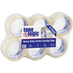 Tape Logic #700 Hot Melt Tape, 2in x 55 Yd., Clear, Case Of 6