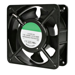 StarTech 120mm Axial Rack Muffin Fan for Server Cabinet - 115V - AC Cooling - Low Noise & Quiet PC Computer Case Fan