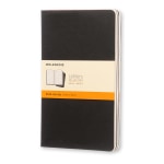 Moleskine Cahier Journals, 5in x 8-1/4in, Ruled, 80 Pages, Black, Set Of 3 Journals