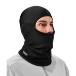 Ergodyne N-Ferno 6822 Balaclava Face Masks, One Size, Black, Pack Of 12 Masks