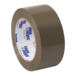 Tape Logic Natural Rubber Carton Sealing Tape, 2 Mil, 2in x 55 Yd., Tan, Case Of 6