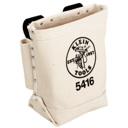 Bull-Pin and Bolt Bags, 3 Compartments, 10 in X 5 in, Canvas