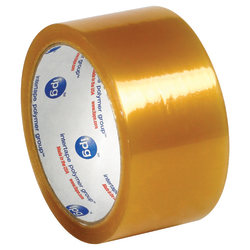 Partners Brand Natural Rubber Carton Sealing Tape, 2.3 Mil, 2in x 55 Yd., Clear, Case Of 36