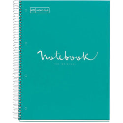 Roaring Spring Fashion Tint Wirebound Notebook, 8 1/2in x 11in, 1 Subject, Aqua