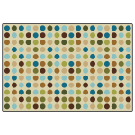 Carpets for Kids KID$Value Rugs Microdots Decorative Rug, 4ft x 6ft, Tan