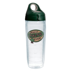 Tervis Hallmark Best Papa Ever Water Bottle With Lid, 24 Oz, Clear