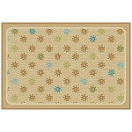 Carpets for Kids KID$Value Rugs Sunshine Flowers Decorative Rug, 3ft x 4ft6in, Tan