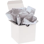 Partners Brand Gift-Grade Tissue Paper, 20in x 30in, Metallic Silver, Pack Of 200