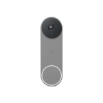 Google Nest 2nd gen - Smart doorbell - with camera - wired - wireless - 802.11a/b/g/n/ac, Bluetooth LE - 2.4 Ghz, 5 GHz - ash