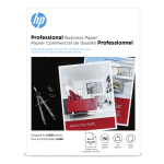 HP Professional Business Paper for Laser Printers, Glossy, Letter Size (8 1/2in x 11in), Heavyweight 52 Lb, Pack Of 150 Sheets (4WN10A)