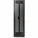 Schneider Electric NetShelter Rack Cabinet - For A/V Equipment - 42U Rack Height x 19in Rack Width - Floor Standing - Black