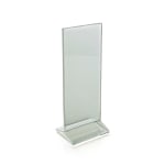 Azar Displays Top-Load Acrylic Sign Holders, 11in x 4 1/4in, Clear, Pack Of 10