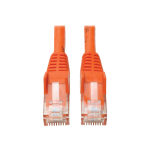 Tripp Lite Cat6 GbE Snagless Molded Patch Cable UTP Orange RJ45 M/M 35ft 35ft - 35.10 ft - 1 x RJ-45 Male Network - 1 x RJ-45 Male Network - Gold Plated Connector - Copper Plated Contact - Orange