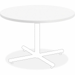 Lorell Hospitality Round Table Top, 36inW, White