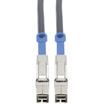 Tripp Lite Mini SAS HD Cable (SFF-8644) External 2 Meters (6.6 Feet) 12 Gbps - Mini-SAS HD for Storage Device, Hard Drive - 1.50 GB/s - 6.56 ft - 1 x SFF-8644 Male Mini-SAS HD - 1 x SFF-8644 Male Mini-SAS HD - Gold Plated Contact - Shielding - Black