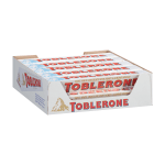 Toblerone White Chocolate Bars, 3.5 Oz, Box Of 20 Bars