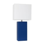 Lalia Home Lexington Table Lamp, 21inH, White/Blue