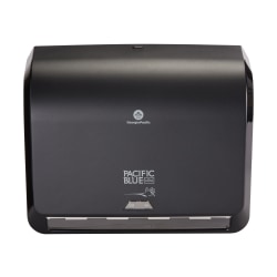 Pacific Blue Ultra Mini by GP PRO, 9in Automated Touchless Paper Towel Dispenser, 54518, 14.12in x 6.56in x 11in, Black, 1 Dispenser