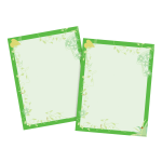 Barker Creek Computer Paper, Letter Paper Size, 60 Lb, Go Green, 100 Sheets