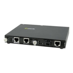 Perle SMI-1000-S1SC10D - Fiber media converter - GigE - 1000Base-T, 1000Base-BX-D - RJ-45 / SC single-mode - up to 6.2 miles - 1490 (TX) / 1310 (RX) nm