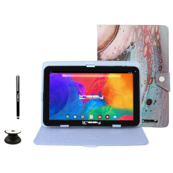 Linsay F10IPS Tablet, 10.1in Screen, 2GB Memory, 64GB Storage, Android 13, Space Marble