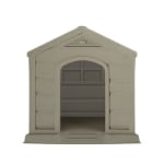 Inval RIMAX Dog House, Large Breed, Taupe/Red