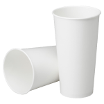 SKILCRAFT Disposable Paper Cups, 21 Oz, White, Case Of 1,000 (AbilityOne 7350-01-645-7875)