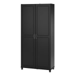 Ameriwood Home Kendall 36in Utility Storage Cabinet, 5 Shelves, Black