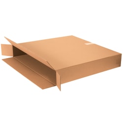 Partners Brand Side Loading Corrugated Boxes, 30in x 5in x 30in, Kraft, Pack Of 10