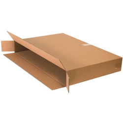 Partners Brand Side Loading Corrugated Boxes, 36in x 5in x 24in, Kraft, Pack Of 20