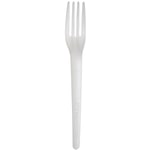 Eco-Products Plantware Dinner Forks, 7in, White, Pack Of 1,000 Forks