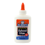 Elmers White Washable School Glue, 4 oz