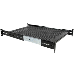 StarTech.com 2U Vented Sliding Rack Mount Shelf