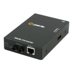 Perle S-1000-S2ST40 - Fiber media converter - GigE - 1000Base-EX, 1000Base-T - RJ-45 / ST single-mode - up to 24.9 miles - 1310 nm