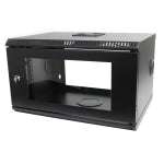 StarTech.com 6U 19in Wallmount Server Rack Cabinet Acrylic Door - Securely mount network and telecom equipment to the wall with this lockable 6U wall mount cabinet - Compatible with 19 inch wide rack mountable equipment - Versatile installation options