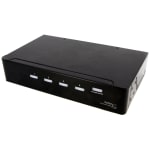 StarTech.com 4 Port DVI Video Splitter with Audio