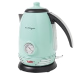 Nostalgia Electrics Retro 1.7 L Stainless Steel Electric Water Kettle, Aqua