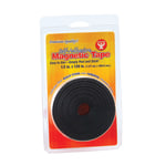 Hygloss Magnetic Tape Strips, 0.5in x 3.33 Yd., Black, Pack Of 6