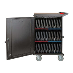 South Shore Axess Microwave Cart With Wheels, 29-1/4inH x 26-3/4inW x 19inD, Royal Cherry