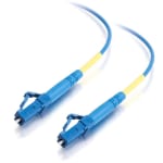 C2G 5m LC-LC 9/125 Simplex Single Mode OS2 Fiber Cable - Plenum CMP-Rated - Blue - 16ft - Patch cable - LC single-mode (M) to LC single-mode (M) - 5 m - fiber optic - simplex - 9 / 125 micron - OS2 - plenum - blue