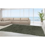 Linon Flokati Area Rug, 9ft x 12ft, Morrigan 2000G Olive