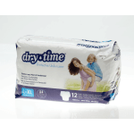 Medline DryTime Disposable Protective Youth Underwear, Large/X-Large, 12 Per Bag, Case Of 4 Bags