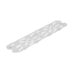 Cambro Camwear GN 1/2 Long Drain Shelves, 5/8inH x 3-5/8inW x 18-1/16inD, Clear, Pack Of 6 Shelves