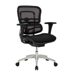 Global Arturo Bonded Leather High-Back Tilter Chair, 43inH, Black