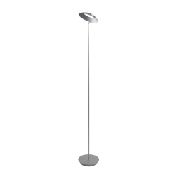 Koncept Royyo LED Floor Lamp, 45-1/2inH, Silver Body/Silver Base