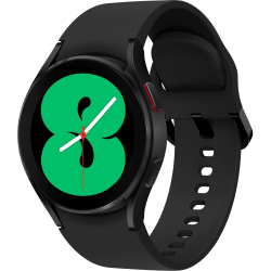 Samsung Galaxy Watch4, 40mm, Black, LTE - 16 GB - 1.50 GB Standard Memory - 1.2in - Android Wear - Bluetooth - Black - Aluminum Case - Health & Fitness - Water Resistant - LTE - IP68 Water Resistant