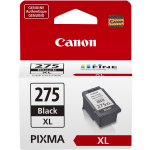 Canon PG-275XL Pigment Black High-Yield Ink Cartridge, 4981C001