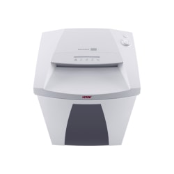 Securio By HSM B32C 19-Sheet Cross-Cut Shredder, 31-1/4inH x 19-5/8inW x 15-3/4inD, White