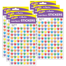 Trend Sparkle Stickers, Mermaids & Friends, 18 Stickers Per Pack, Set Of 6 Packs